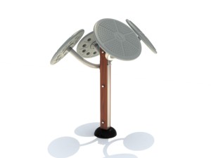 Betta Play Push Up & Dip Station Wpc Plástico Madera A prueba de herrumbre Equipo de gimnasio al aire libre Equipo de Gimnasio Profesional al aire libre - Product Image 3