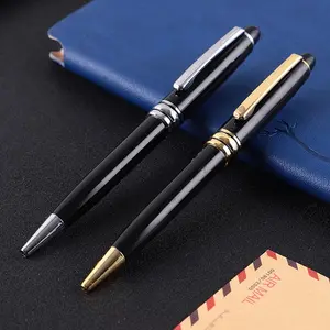 Promotional High Quality Luxury Metal Pen With Business Custom Branded Logo OEM Steel Twist Ballpoint