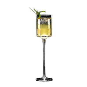 Japanisches Holzzylinder-Champagnerglas Kreatives Cocktailglas Trinkglas für Süßgetränke - Product Image 5