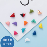 Fermoir magnétique en forme de cœur peint et coloré, boucle à pression magnétique en alliage en forme de cœur pour la fabrication de bijoux DIY (bracelets et colliers pour couples)