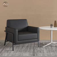 Canapé de bureau en cuir 1 place, Design moderne et Simple