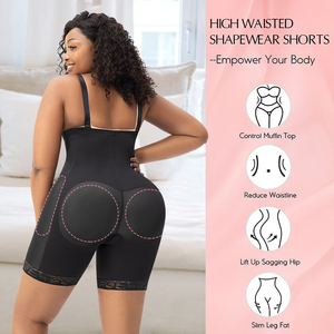 Custom logo Hip Removable Sponge Pad <strong>Shapewear</strong> Wholesale High-waist <strong>Tummy</strong> <strong>Control</strong> Booty Lifting Enhancer Padded Buttock Shaper - Product Image 2