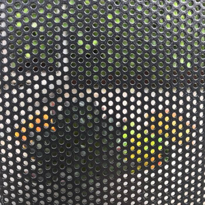 Malla Metálica Perforada Negra para Disipación de Calor, Lámina de Metal Perforado con Orificios Redondos, Lámina de Aluminio Perforada - Product Image 5