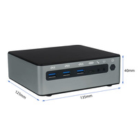 Nueva Mini PC Portátil para Juegos Intel Ultra 7 155U, 12 Núcleos, DDR5, SSD, WiFi 6, BT 5.3, 2 Puertos de Pantalla, 3 USB 3.0, para Negocios y Oficina