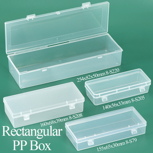 Caja de Herramientas Resistente de Diseño Personalizado SUNSHIN, Caja de Almacenamiento Rectangular de Plástico para Clavos, Destornilladores, Tarjetas Coleccionables y Organizador de Cables - Product Image 1