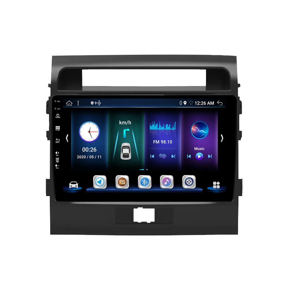 Radio con GPS para coche, reproductor Multimedia con Android 11, pantalla grande de 10,1 pulgadas, Audio estéreo, DVD, para Toyota LAND cruiser 200