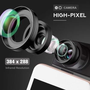 กล้องถ่ายภาพความร้อนสำหรับโทรศัพท์มือถือ Ce Hti Ht-301 Stock Oem -20~400C พร้อมความถี่ 25 Hz ความละเอียด 384*288 เลนส์ 13 มม. ระบบ Android - Product Image 1