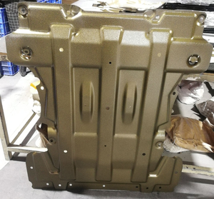 Sortie d'usine 3D couverture complète métal moteur garde couvercle de <span class=keywords><strong>batterie</strong></span> moteur <span class=keywords><strong>plaque</strong></span> de Protection pour Zeekr 001 Zeekr X pièces de dessous de caisse - Product Image 3