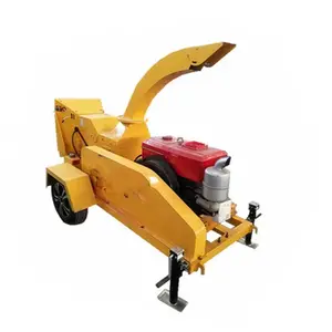 Úc Phổ Biến Tự Powered Thủy Lực Gỗ Chipper Cây Chi Nhánh Shredder Với Động Cơ Diesel