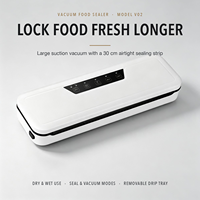Machine de mise sous vide électrique portable mini en plastique pour la conservation des aliments secs/humides à la maison