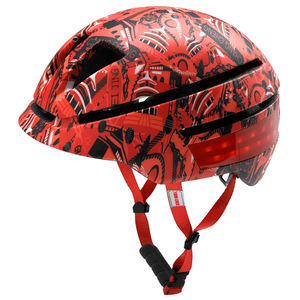 <span class=keywords><strong>Casco</strong></span> de <span class=keywords><strong>bicicleta</strong></span> inteligente con iluminación LED y luz trasera integrada, urbano, para hombre y <span class=keywords><strong>mujer</strong></span>, versión mejorada - Product Image 5