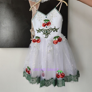Professionnel taille personnalisée enfants filles cerise radis danse Performance porter blanc vert le <span class=keywords><strong>Casse</strong></span>-<span class=keywords><strong>Noisette</strong></span> Ballet danse Tutu Costume - Product Image 1