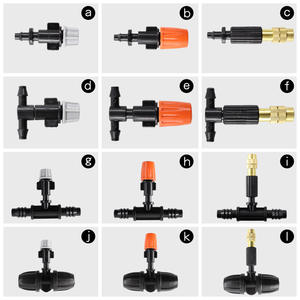 Buse d'atomisation réglable pour micro-pulvérisation, irrigation goutte à goutte, tubes capillaires 4, 7, 8, 12, outils de jardin - Product Image 4