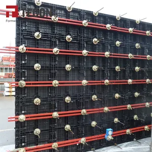 TECON可重复使用的PVC混凝土拉杆塑料模板面板系统到建筑柱