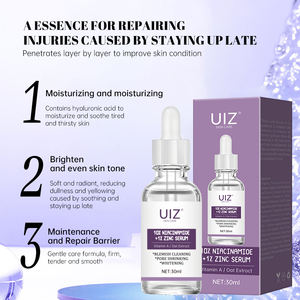 10% Niacinamida + 1% Suero facial de zinc con ingredientes de vitamina <span class=keywords><strong>C</strong></span> y ácido hialurónico - Product Image 2