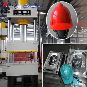 Máquina de <span class=keywords><strong>prensa</strong></span> hidráulica de cuatro columnas YW32-Línea de producción de casco de seguridad personalizable con sistema de formación completo - Product Image 2