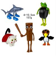 Figurine en peluche d'anime italienne Brainrot Tung Tungtung Sahur Tralalero Tralala Bombardiro Crocodillo Ai Characters