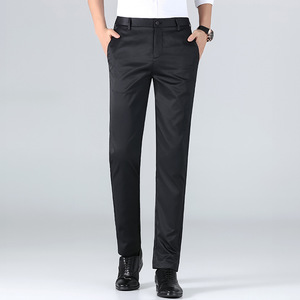 Pantaloni da Completo da Uomo in Corduroy a Vita Alta con Tasche, Vestibilità Regolare, Ecologici e Leggeri - Product Image 5