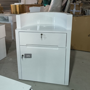 2025 Lucky Salon Furniture Customized Front <b>Desk</b> Cashier <b>Desk</b> Clothing Store Beauty Salon Special Reception Table - Product Image 4