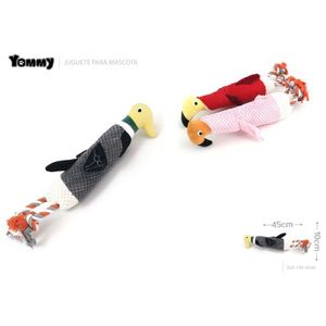 Jouet à mâcher pour animaux de compagnie Yommy Duck, corde de 45 cm, jouet pour chien à tirer - Product Image 1