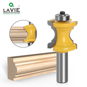 Lavie Carbide Tipped Router Bit 1/2 In Straight Shank For Woodworking Molding Door <b>Edge</b> Milling <b>Cutter</b> - Product Image 1