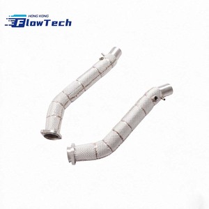 ท่อไอเสียสแตนเลส 304 พร้อมแผ่นกันความร้อนสำหรับ Ferrari 360 3.6L V8 Performance - Product Image 5