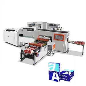 Factory Production Line A4 Size Paper Sheet Cutting And Packing Machine