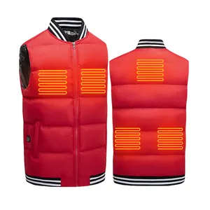 Heated vest jackets heated coat men 7.4V rechargeable usb jacket battery heated vest unisex hunting heated vest