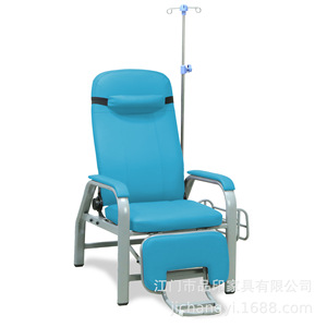 Silla de Infusión Pinyin PY009 Verde con Reposabrazos para Uso Hospitalario - Product Image 4