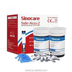 แผ่นทดสอบน้ำตาลในเลือดซิโนแคร์ ปลอดภัย รุ่นแอคคิวทู - Product Image 6