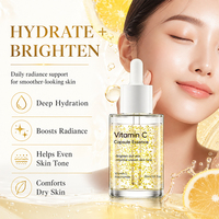Sérum Vitamine C en Capsules OEM ODM, Essence Éclaircissante pour le Visage 30ml, Logo Personnalisé, Marque Privée pour Marques de Beauté