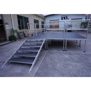Escenario Portátil Moderno de Aluminio para Exteriores con Fácil Montaje, Plataforma Antideslizante, Certificado CE para Eventos - Product Image 6