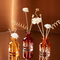Désodorisants d'aromathérapie en verre de luxe personnalisés 180ml 200ml 300ml bouteilles de diffuseur de roseau bouteille d'huile essentielle pour la décoration intérieure