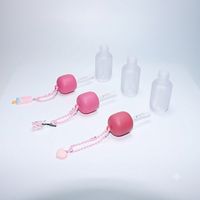 Flacons de gloss à lèvres translucides mats de qualité supérieure, tubes de fard à paupières liquides, flacons de teinture à lèvres pour emballage format voyage