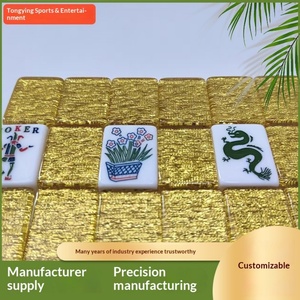 Mahjong de Estados Unidos, Mahjong de Singapur, Mahjong de Malasia, Mahjong de Taiwán, Mahjong de Japón, Caja de Acrílico PVC de Colores - Product Image 2