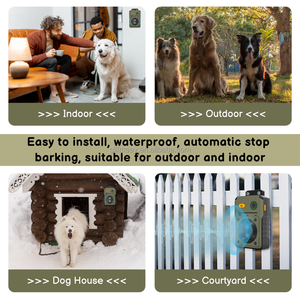 Dispositif anti-aboiement <span class=keywords><strong>pour</strong></span> chiens <span class=keywords><strong>à</strong></span> ultrasons rechargeable, 3 modes, automatique et respectueux des animaux - Product Image 5