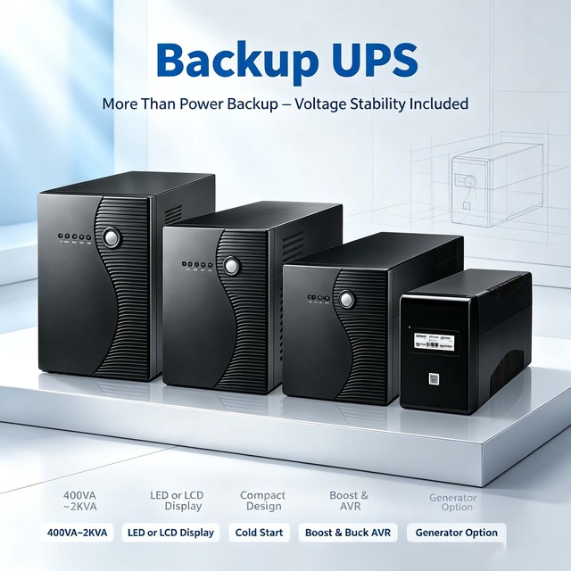 Backup UPS MT1500 1500VA/900W Line Interactive Uninterruptible Power Supply Surge Protection for Office Equipment