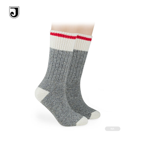 <span class=keywords><strong>JL</strong></span>- K579สีเทาขนสัตว์ถุงเท้าสีแดง - Product Image 1