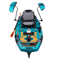 Kit d'accessoires pour moteur électrique de kayak, pièces de fixation en plastique PVC pour coque de bateau hors-bord, exclus le système de pédales et le moteur