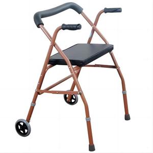 <span class=keywords><strong>Andador</strong></span> con ruedas de <span class=keywords><strong>aluminio</strong></span> duradero para ancianos y discapacitados con soporte de pie y rodillo con asiento para personas mayores y discapacitados - Product Image 2