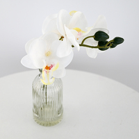 Plantes artificielles en pot d'orchidées papillon en gros, fleurs en soie réalistes multicolores pour la maison, les mariages et les bureaux