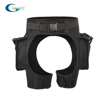Shorts de plongée à entrejambe ouvert en néoprène avec grande poche pour la plongée sous-marine et la pêche sous-marine, séchage rapide et confortables