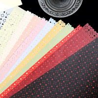 Papier d'emballage floral de style cœur découpé, nouveau matériel pour emballer les fleurs, papier d'emballage pour bouquets, pour fleuristes