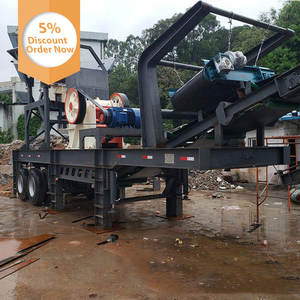 CFTC Concasseur à Mâchoires Mobile sur Roues Haute Efficacité, Usine de Concassage de Pierres Mobile pour Aggregats - Product Image 1