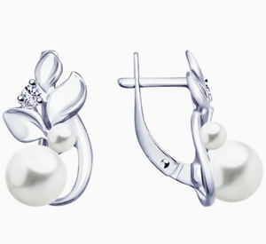 Juego de Joyas de Novia de Diseño Nuevo al por Mayor, Juego de Joyas de Perlas, en Plata de Ley 925 - Product Image 2