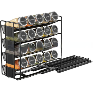 FF756 Giá Đựng Lọ Gia Vị 3 Tầng <span class=keywords><strong>4</strong></span> Tùy Chỉnh Giá Sắp Xếp Để Bàn Tủ Bếp Giá Đựng Gia Vị Có Thể Tháo Rời - Product Image 5