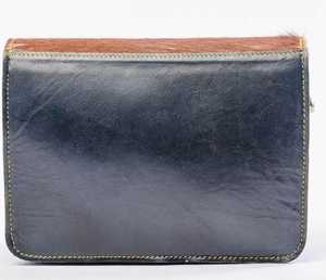 กระเป๋าถือหวายหนังวัวแท้มีซิปพิมพ์ลายสัตว์ย้อนยุค - Product Image 3