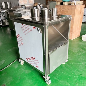 Trancheuse à légumes continue, équipement de cuisine professionnel, acier inoxydable, multi-usages pour racines, rhizomes, concombres, lotus - Product Image 2
