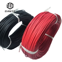 Cable de silicona flexible de alta temperatura 3KV 14awg-24awg Cable de cobre sólido Cable de goma de silicona de calentamiento súper suave