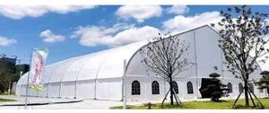 Chapiteau d'église de luxe commercial <span class=keywords><strong>Orangerie</strong></span> en verre Atrium extérieur Lieu Tente d'événement de mariage - Product Image 3